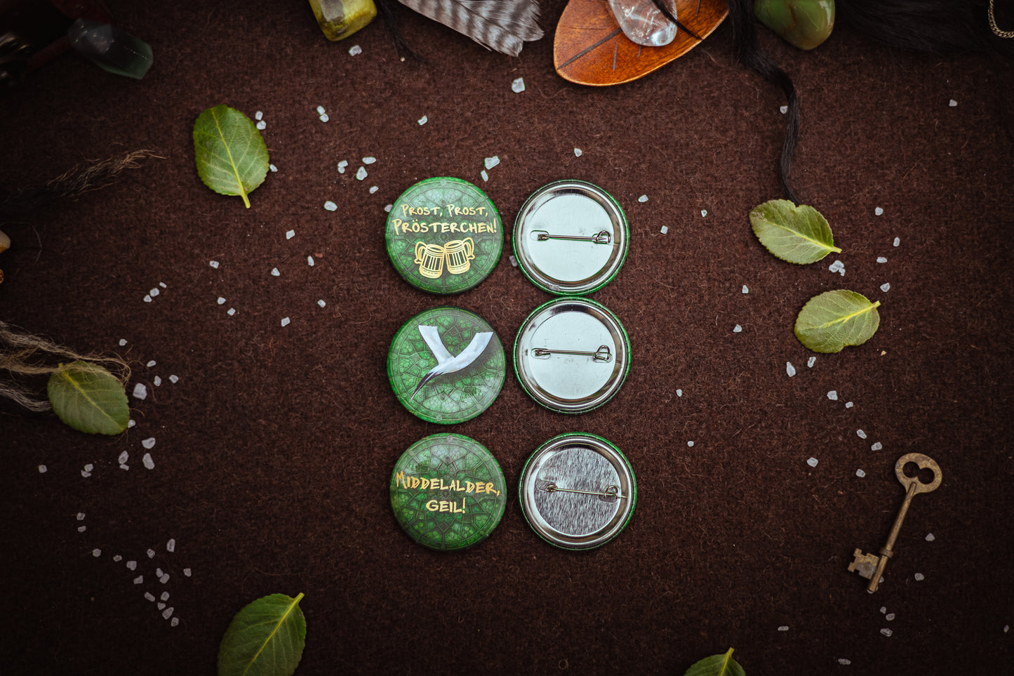 Buttonset "Unvermeydbar"