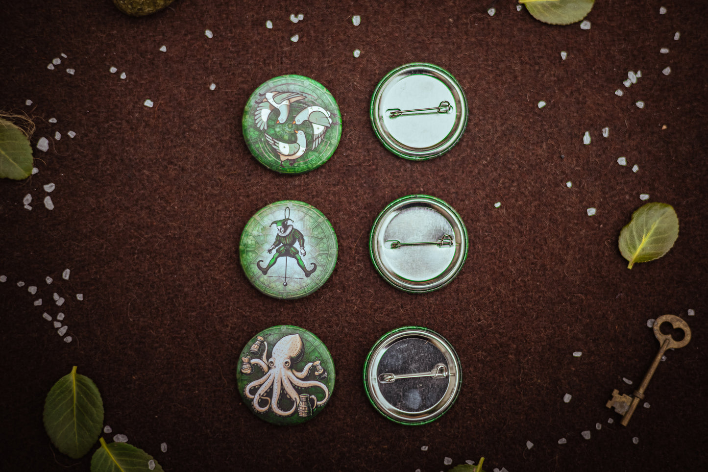 Buttonset "Middelalder, Geil!"