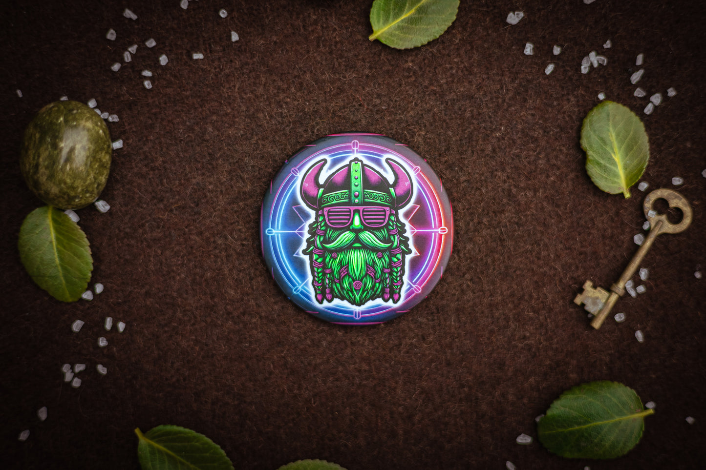 Button "Techno, Geil!"