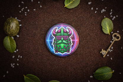 Button "Techno, Geil!"