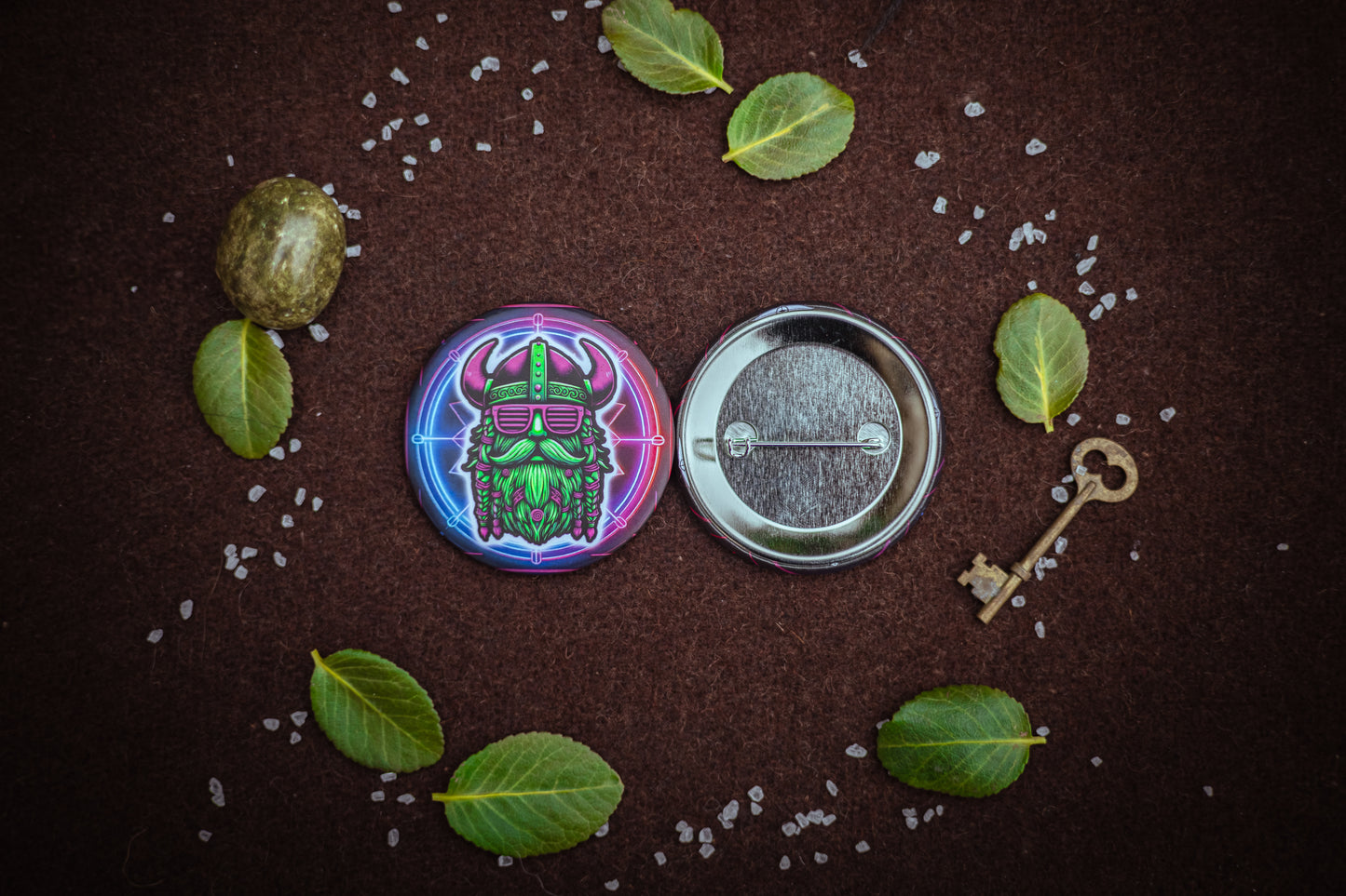 Button "Techno, Geil!"