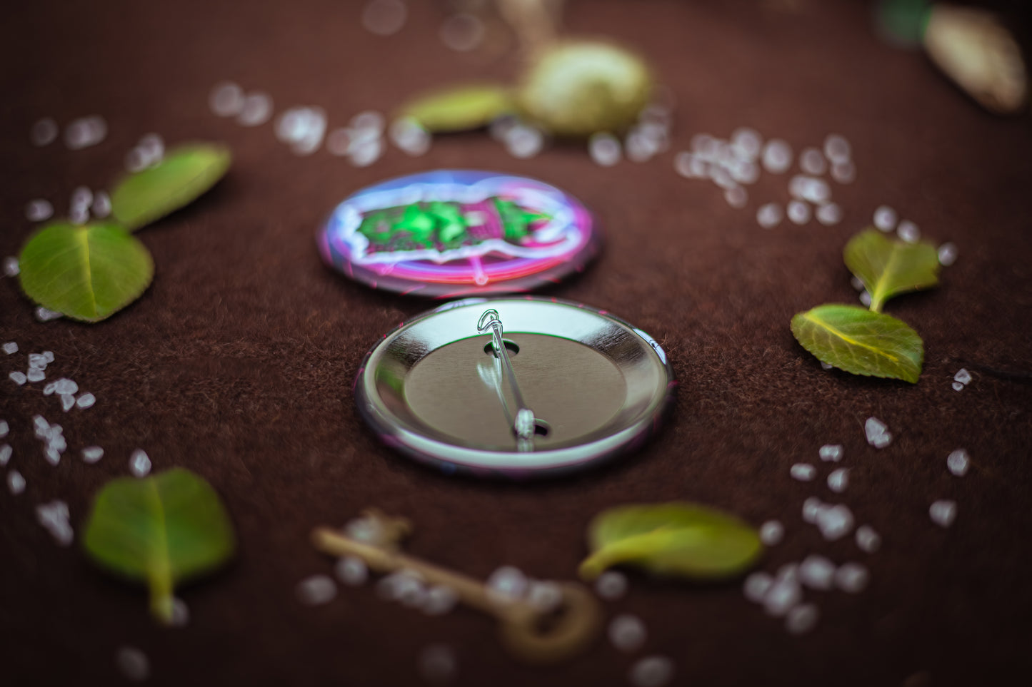 Button "Techno, Geil!"