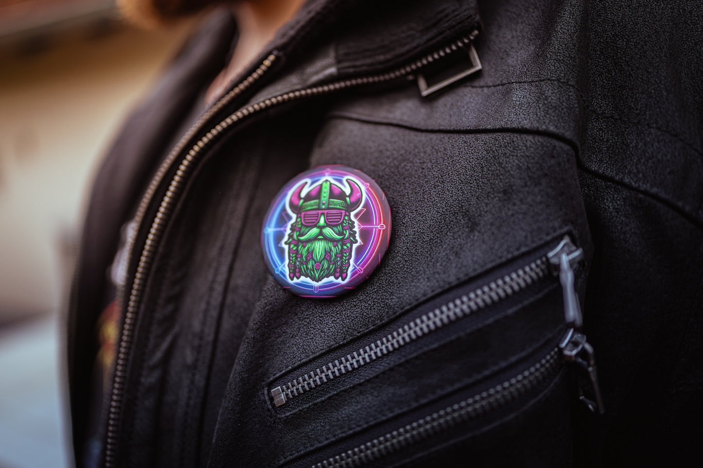 Button "Techno, Geil!"