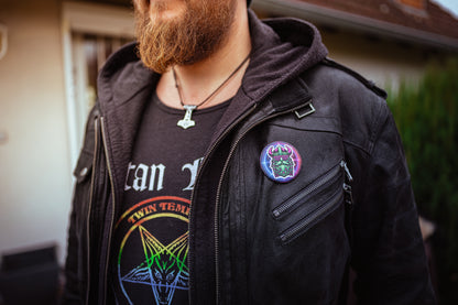 Button "Techno, Geil!"